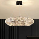 Axyaa Luxury Crystal Chandelier Pendant Light for Living Room Dining Room Ceiling