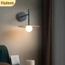Axyaa Circular Iron UFO LED Wall Lamp for Nordic Living Room, Bedroom & Study