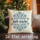 Axyaa Winter Gnomes & Snowflakes Cushion Covers - Cozy Additions for Your Home