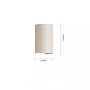 Axyaa Bohemian Style Fabric Wall Lamp in Warm Colors for Dining Room, Bedroom & Hallway
