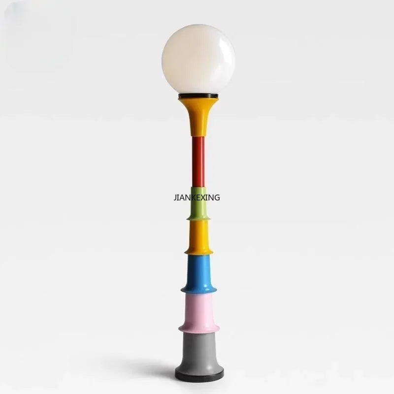 Axyaa Retro Art LED Floor Lamp for Bedroom & Children's Study