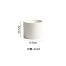 Axyaa Solid Color Ceramic Dinner Plates for Hotel & Restaurant Tableware