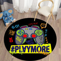 Axyaa Round Rugs Living Room Floor Mats Children's Carpet Bedroom Home Decor