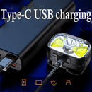 Axya Rechargeable LED Headlamp with Smart Induction and Red Light SOS Feature