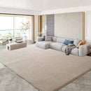 Axyaa Gray Coral Fleece Living Room Rug for Sofa, Coffee Table, Kids Bedroom