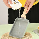 Axyaa Tamagoyaki Pan & Silicone Spatula Combo - Nonstick Japanese Omelette Skillet