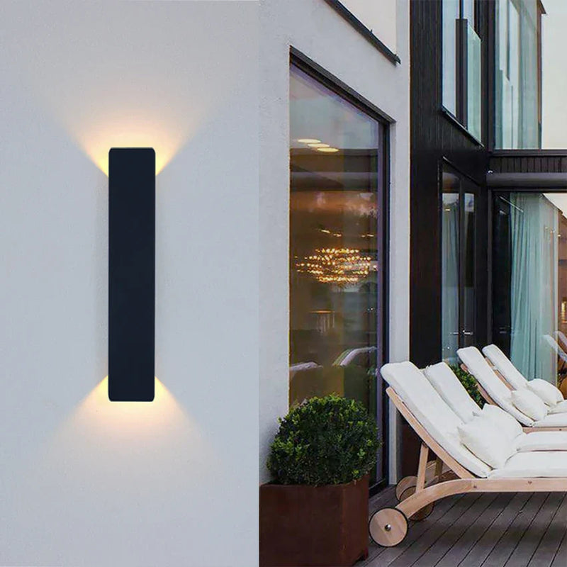 Axyaa Modern LED Wall Sconces - Waterproof Outdoor/Indoor Aluminum Wall Lights for Garden, Porch, Terrace AC90-260V