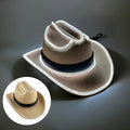 Axyaa Light Up Pet Cowboy Hat: Fun, Luminous Dog/Cat Accessory for Walks, Photos & Gifts
