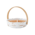 Axyaa Lace Gold Ceramic Fruit Tray Nut Platter Dessert Snack Storage Box