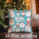 Christmas-themed Pillow Covers by Axyaa - Perfect for Sofa, Bedroom, Car, Rectangular Cushion