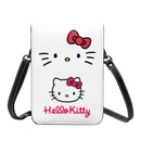 Axyaa Hello Kitty Crossbody Cell Phone Purse: Trendy Leather Card Holder Bag