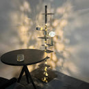 Axyaa Minimalist Ambiance LED Floor Lamp with Storage Shelf for Living Room
