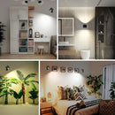 Axyaa Double Head LED Wall Lamp, Touch Control, Remote, 360° Rotation, USB Rechargeable