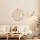 Axyaa Nordic Hand-Woven Decorative Wall Mirror