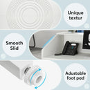 Tribesigns Reception Desk with Counter for Checkout, Axyaa Modern Front Desk Table
