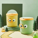 Axyaa Mini Desktop Trash Can with Lid for Office and Home