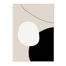 Modern Abstract Line Canvas Print by Axyaa - Boho Minimalist Nordic Wall Art
