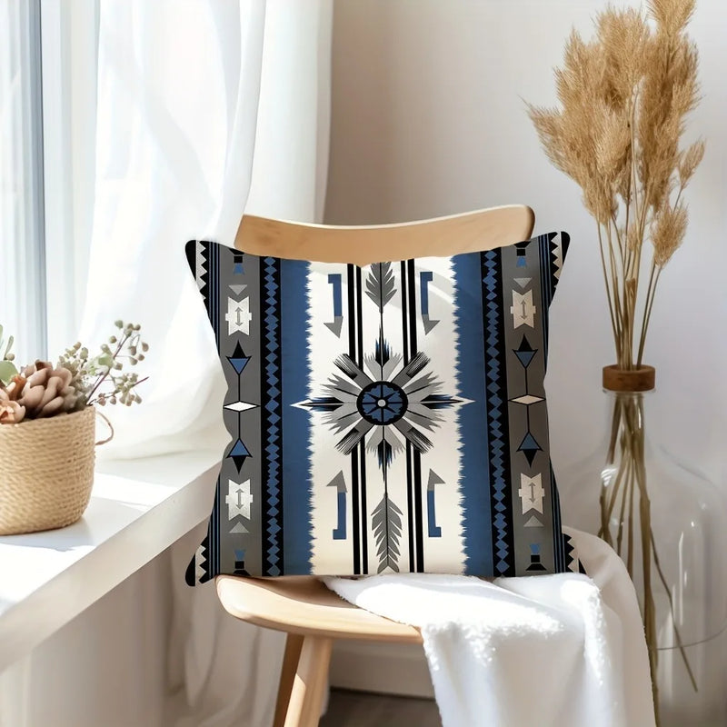 Axyaa Bohemian Style Polyester Pillowcase for Ethnic Home Decor