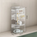 Axyaa Makeup Shelf Organizer Clear Vertical Jewelry Display Stand