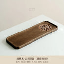 Axyaa Walnut Wood Tea Tray for Serving Chinese Tea Set