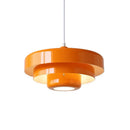 Axya Retro Orange Pendant Chandelier for Dining Room, LED Ceiling Lighting for Home Decor