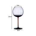 Axyaa High Feet Wine Goblet Set - Elegant Glass Drinkware for Bars & Restaurants