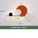 Modern Sofa Background Wall Lamp for Living Room Bedroom Porch, Axyaa Creative Interior Decor