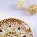 Axyaa Bohemian Nordic Printed Plate - High-Value Household Decor