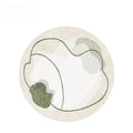 Axyaa Plush Round Carpet: Soft Fluffy Rug for Bedroom and Living Room