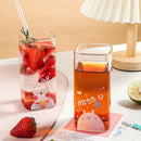 Axyaa Heat-Resistant Colorful Glass Coffee Mug for Drinkware