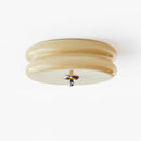Axyaa White Jade Glass Ceiling Light - Modern Bedroom Lamps