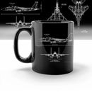 Aerospace Shuttle Fighter Rocket Tank Tea Cup - Axyaa Branded Enthusiasts Gift