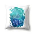 Axyaa Boho Indian Feather Dreamcatcher Pillow Cushion Cover for Home Decor