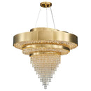 Axyaa Golden Crystal Chandelier for Luxury Home Decor