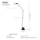 Axyaa Adjustable Swing Arm Floor Lamp Retro Modern Italian Design LED Home Decor