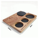 Axyaa Coffee Tamper Mat & Portafilter Holder Station Stand Base Rack