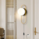 Axyaa Indoor LED Wall Lamps Black Gold Nordic G9 Light Bulb Fixtures Corridor Lighting
