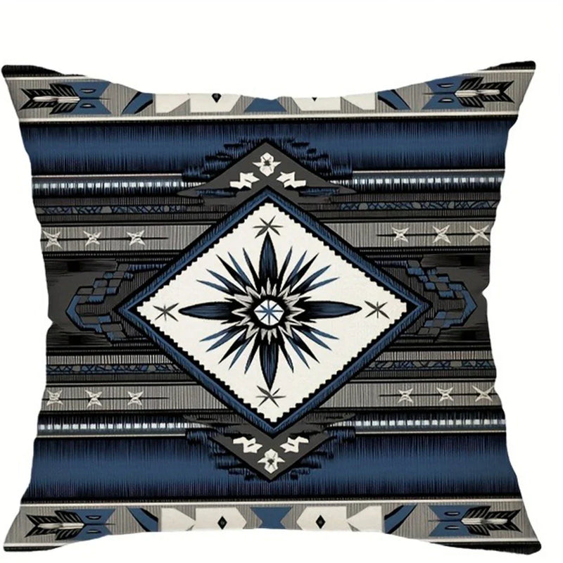Axyaa Bohemian Style Polyester Pillowcase for Ethnic Home Decor