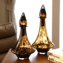 Axyaa Leopard Print Glass Vase with Lid - Home Decor Essential
