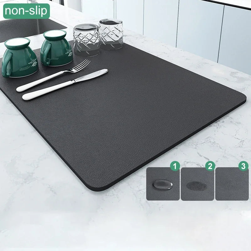 Axyaa Super Absorbent Large Kitchen Mat - Quick Dry & Antiskid