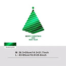 Axyaa Christmas Tree Santa Claus Wall Sticker Decoration Art Vinyl Wallpaper