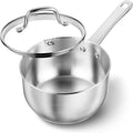 Axyaa Stainless Steel Sauce Pot Set with Lid - Induction Compatible