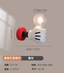 Axyaa Kids Handheld Arm Light for Nursery Bedroom, Cute Cartoon Design, Warm Glow