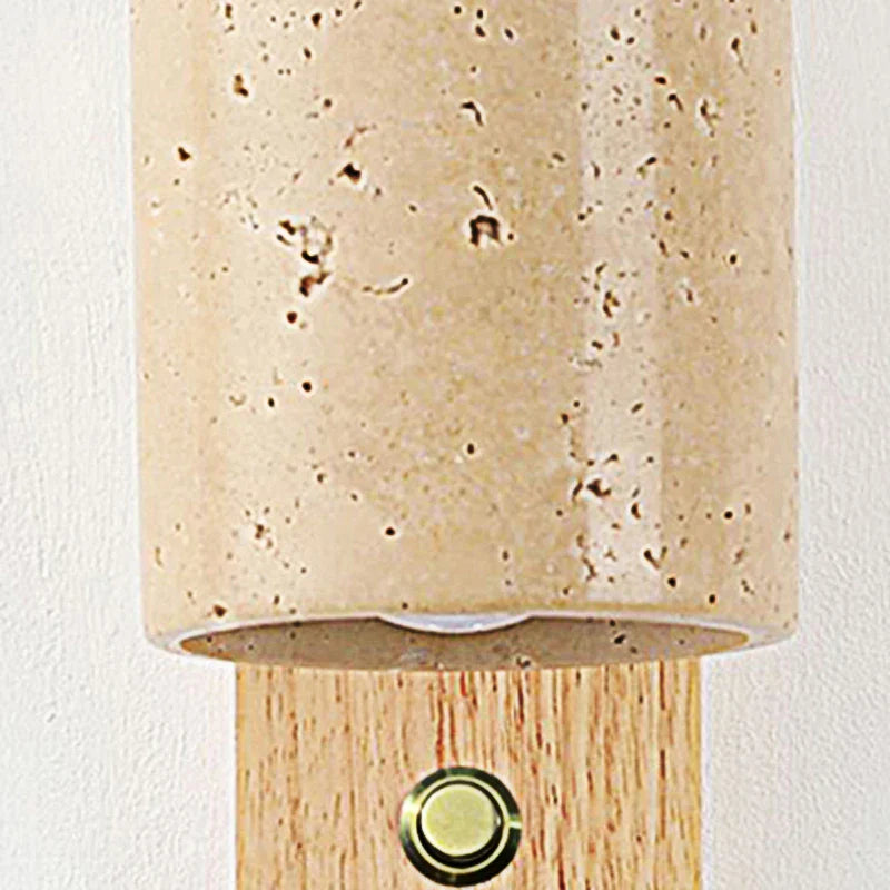 Axyaa Wabi Sabi Stone LED Bedhead Wall Lamps for Bedroom Atmosphere