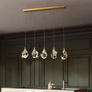 Axyaa Crystal LED Pendant Chandelier for Home Decoration