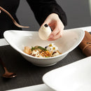Axya Luxury Ceramic Salad Bowl Fruit Plate Set