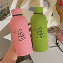 Axyaa Puppy Thermos Cup | Stainless Steel Insulated Water Bottle for Girls
