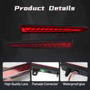 Axyaa LED Rear Bumper Reflector Light for Toyota Raize - Brake Turn Signal Fog Light