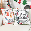 Axyaa Holiday Dutch Velvet Letter Print Pillowcase - Cojines Sofa Throw Pillow Cover