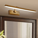 Axyaa Triangle LED Mirror Light 41CM Vintage Bronze Wall Sconce